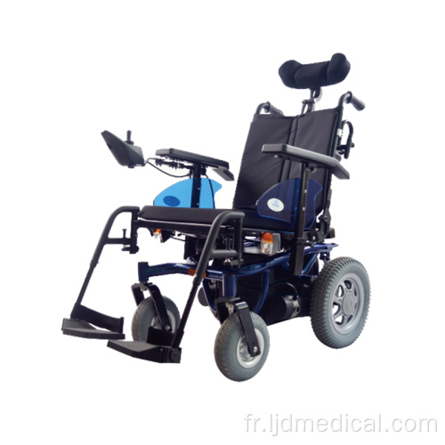 Fauteuil roulant électrique pliable de batterie au lithium d&#39;alliage d&#39;aluminium